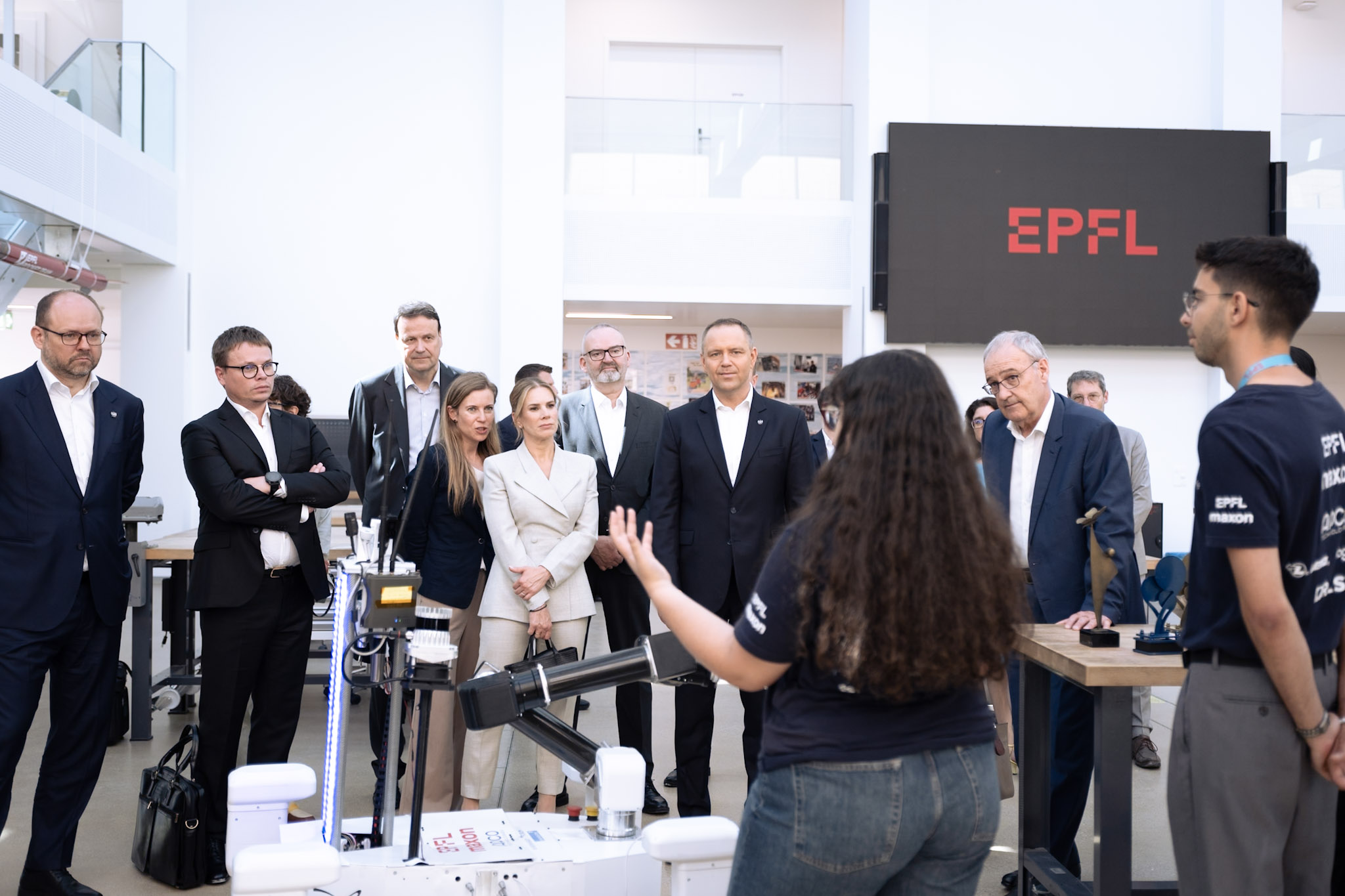 Swiss and Polish Presidents at EPFL 3